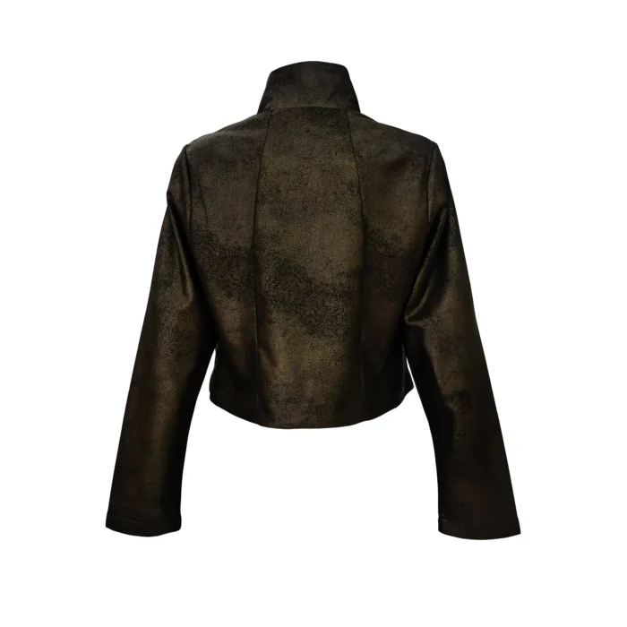 Chamarra Mujer Replicados Gamuza - Imagen 2