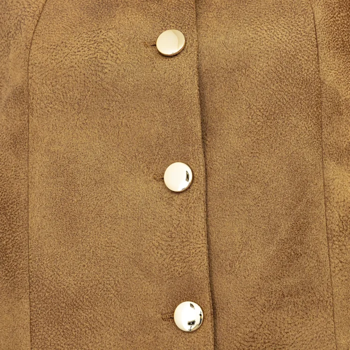 Chamarra Mujer Replicados Gamuza - Imagen 6